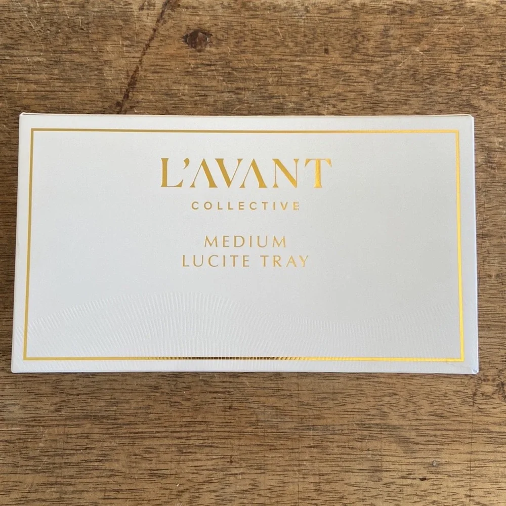 L'Avant Collective Medium Lucite Tray - NEW